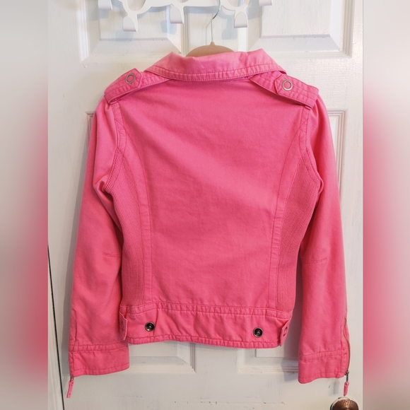 Vintage Gsus Industries Small Pink Moto Jacket - Picture 2 of 3